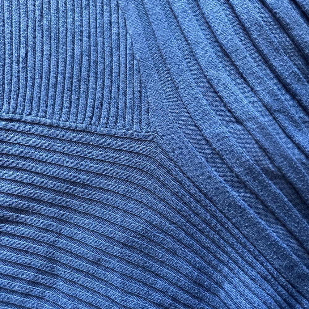 George Blue Ribbed Sweater - Picture 3 of 3